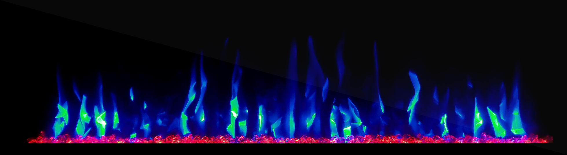Elektrische sfeerhaard FLAME 100″ inch – 254 cm