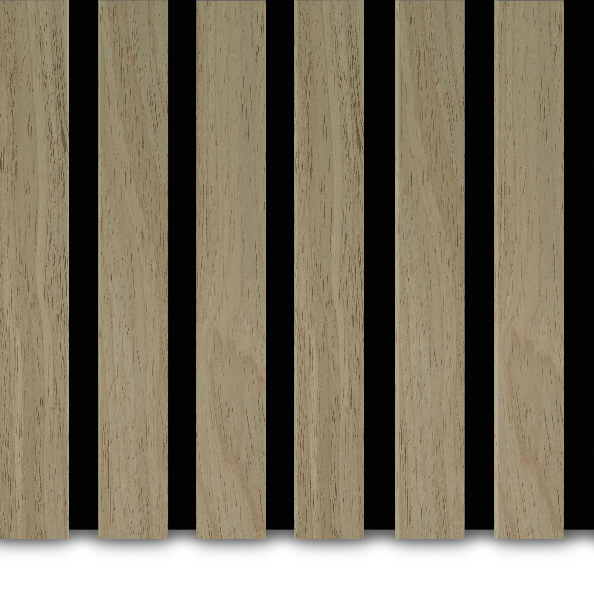 Akupanel - Eiken Naturel - 270 x 60 cm - Lattenwand - Akoestische wandpanelen