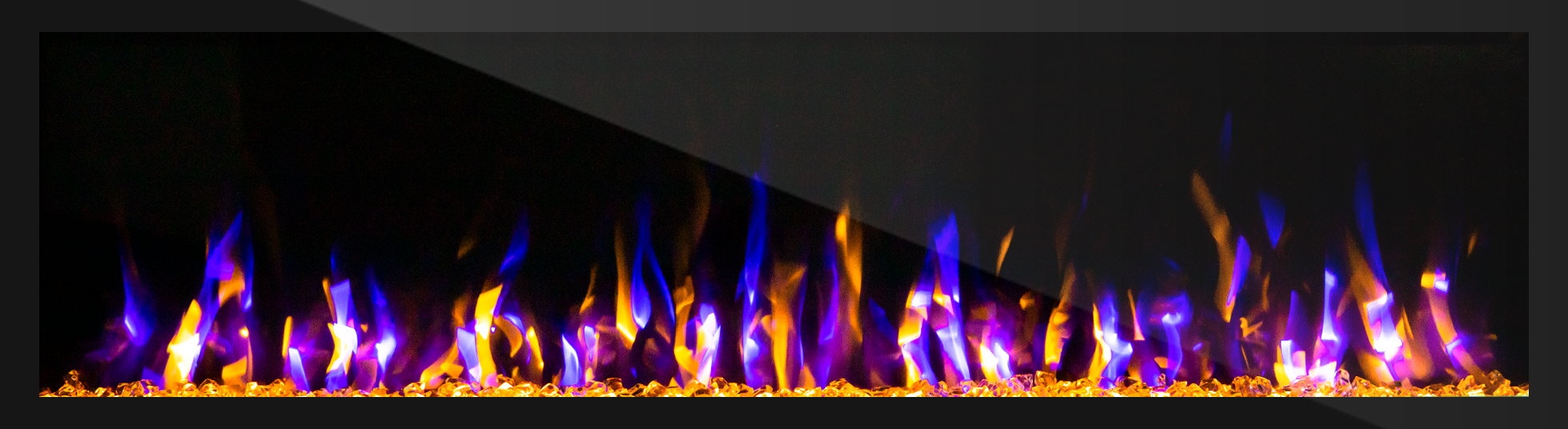 Elektrische sfeerhaard FLAME 100″ inch – 254 cm