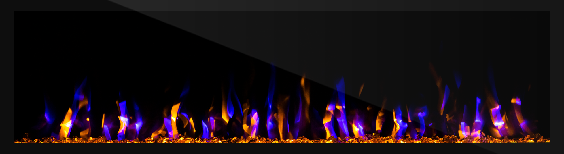 Elektrische sfeerhaard FLAME 100″ inch – 254 cm
